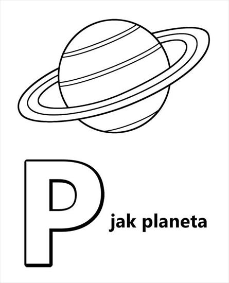 Kolorowanki dla dzieci - alfabet-p-jak-planeta.jpg